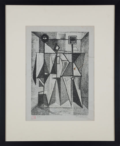 Alexandru Tzipoia Compozitor cu Instrumente Muzicale - Grafica