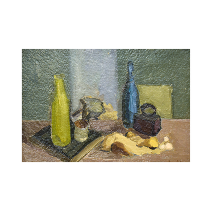 Ana Asvadurova Ciucurencu, Natura moarta cu doua sticle - TreasureTrove