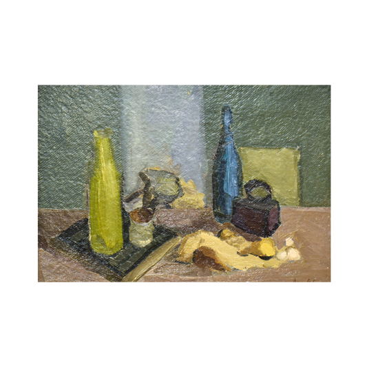 Ana Asvadurova Ciucurencu, Natura moarta cu doua sticle - TreasureTrove