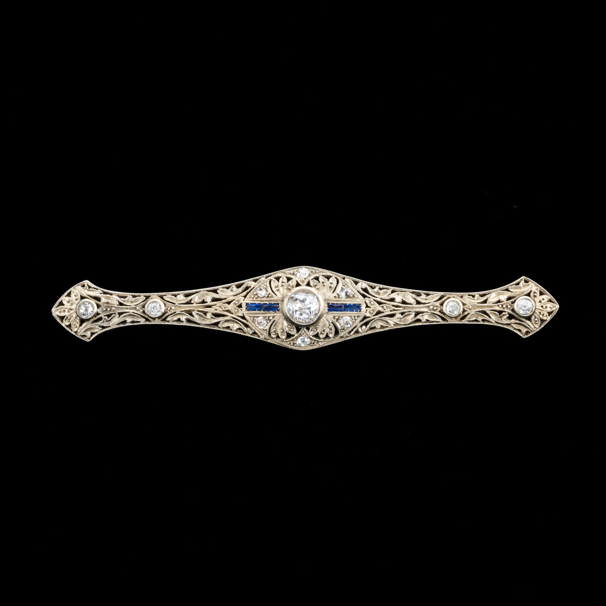 Brosa cu diamante naturale - Brosa