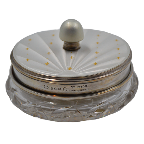 Caseta din cristal, argint - TreasureTrove