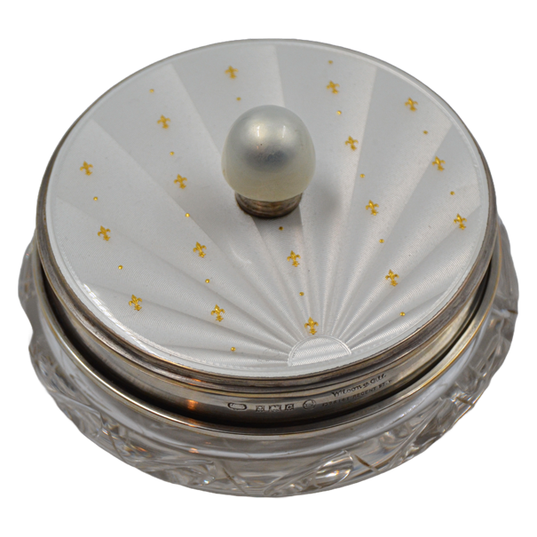 Caseta din cristal, argint - TreasureTrove