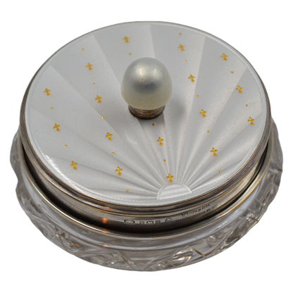 Caseta din cristal, argint - TreasureTrove
