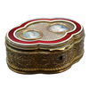 Casetă miniaturală din bronz doré - TreasureTrove