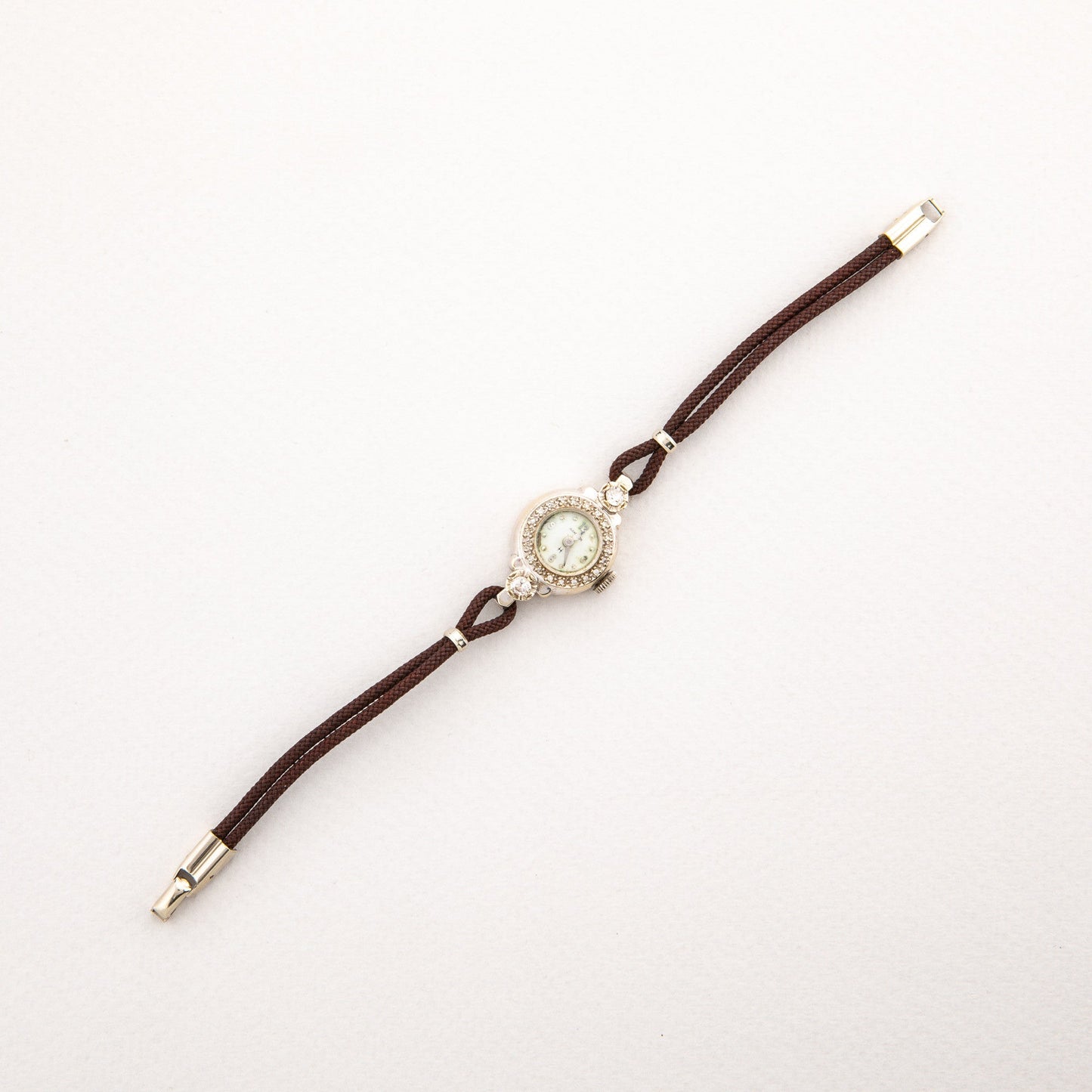 Ceas de dama vintage cu diamante naturale - Accesorii Femei