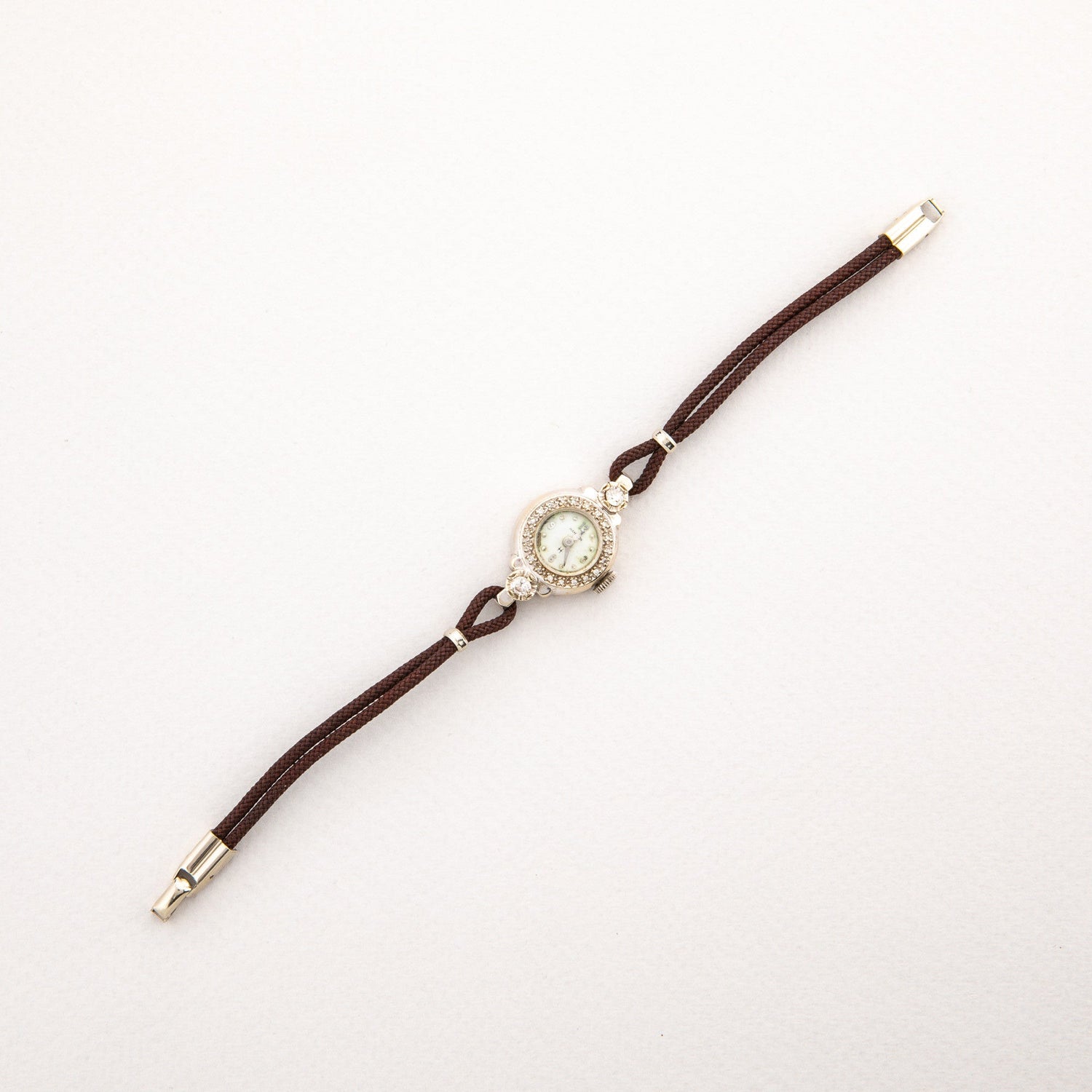 Ceas de dama vintage cu diamante naturale - Accesorii Femei