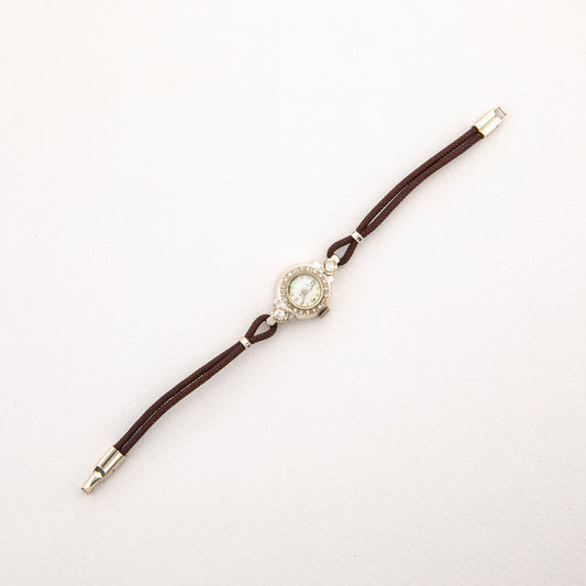 Ceas de dama vintage cu diamante naturale - Accesorii Femei