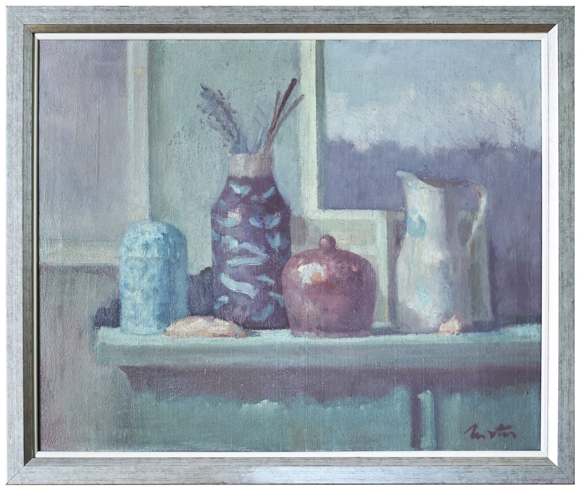 Gheorghe Juster Natura statica cu ceramica - Pictura