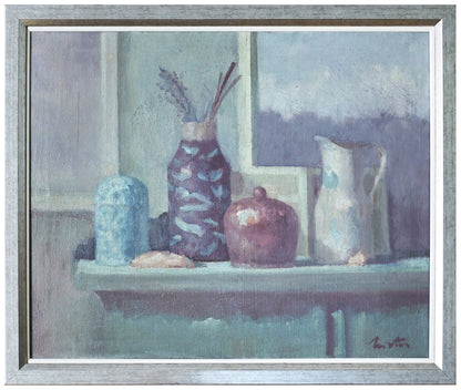 Gheorghe Juster Natura statica cu ceramica - Pictura