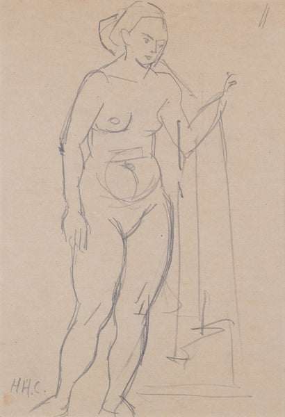 Henri Catargi Nud - Grafica
