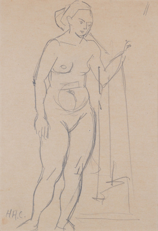 Henri Catargi Nud - Grafica