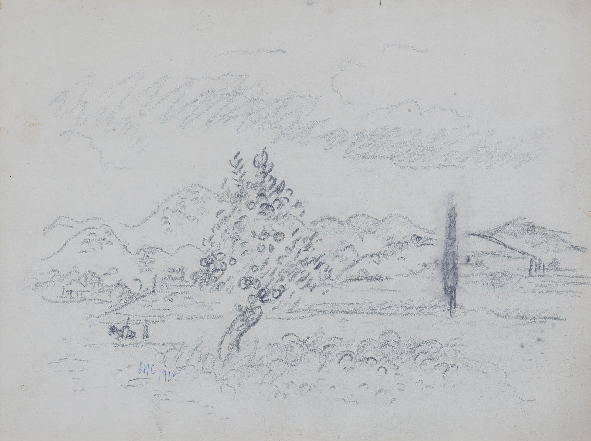 Henri Catargi Peisaj - Grafica