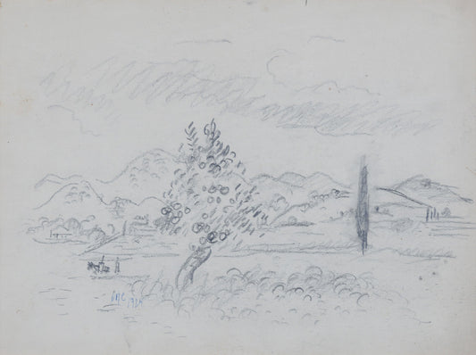 Henri Catargi Peisaj - Grafica