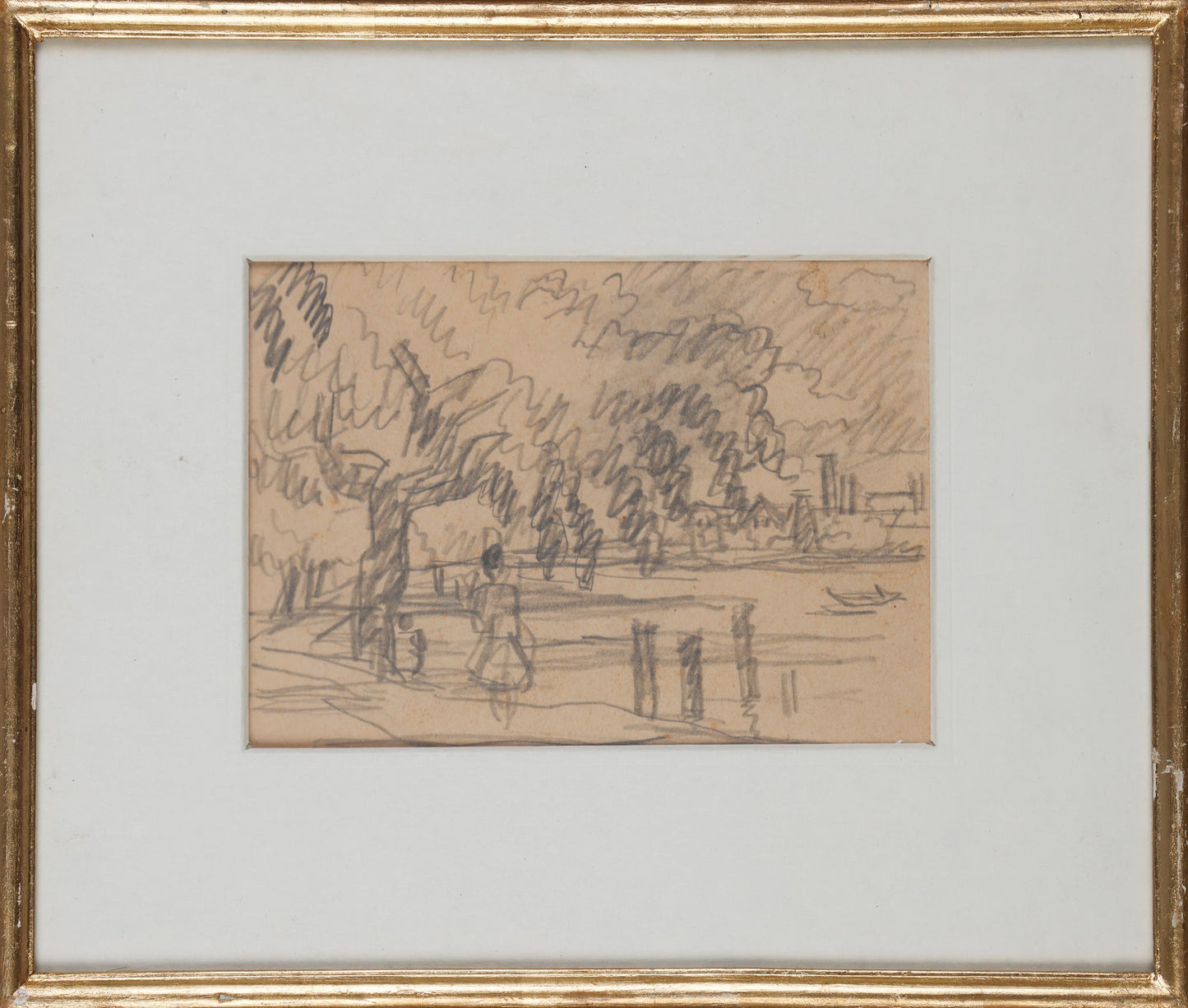 Henri Catargi Schita de Peisaj - Grafica