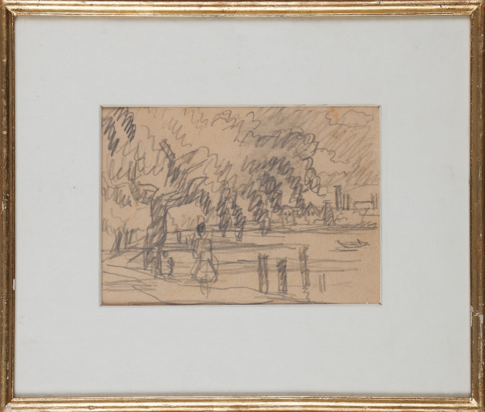 Henri Catargi Schita de Peisaj - Grafica