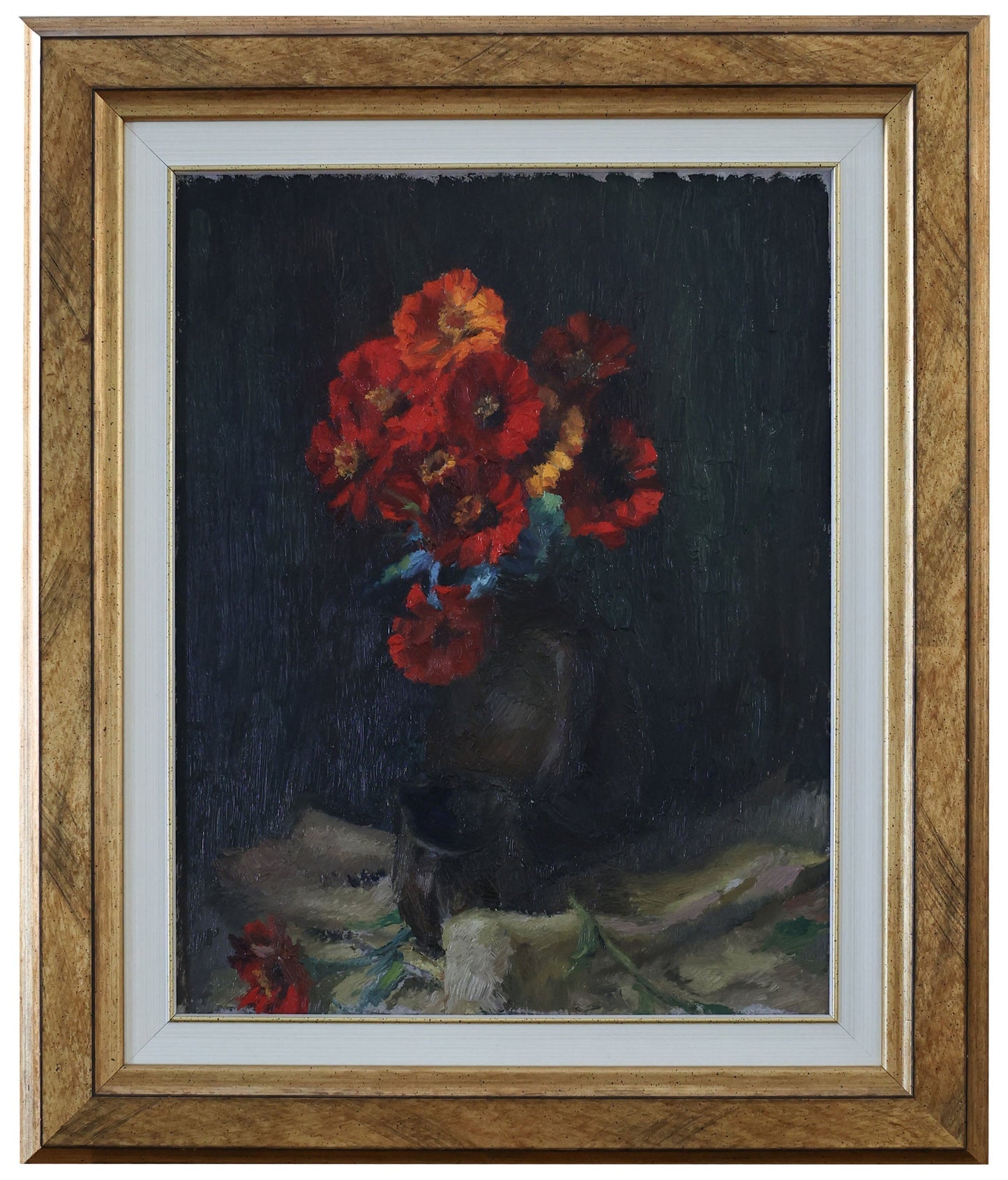 Leon Alexandru Biju Natura statica cu flori - Pictura