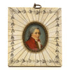 Miniatrura pe fildes, A. RONI, PORTRET DE TÂNĂR - TreasureTrove