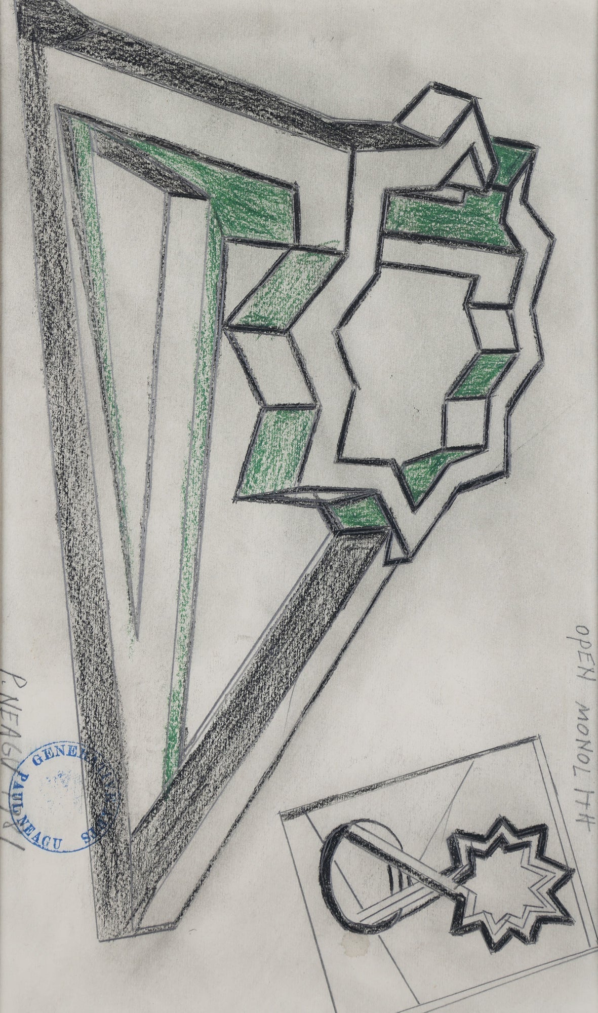Paul Neagu Monilith - Grafica