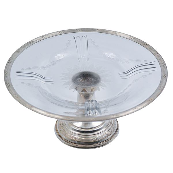 Platou din argint, tip tazza - TreasureTrove