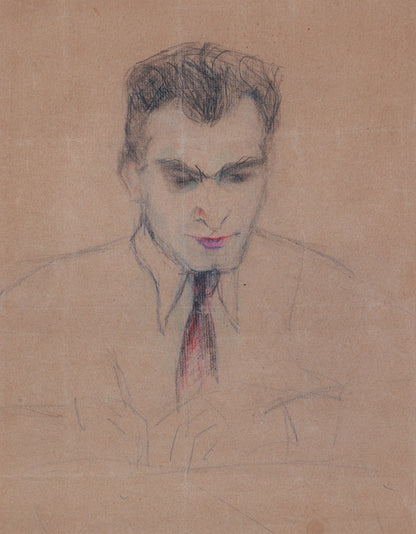 Portret Barbat - Grafica