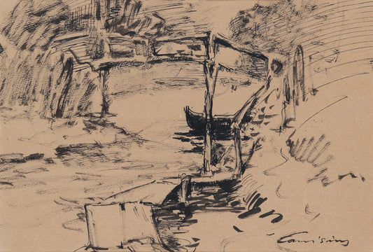 Ricard Canisius Peisaj Lacustru - Grafica