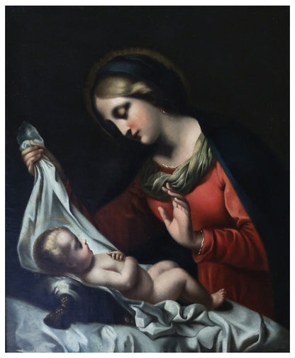 Scoala Italiana Madona cu Pruncul - Pictura
