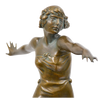 Sculptura bronz, Otto Hafenrichter (1891-1973), Dansatoare - TreasureTrove
