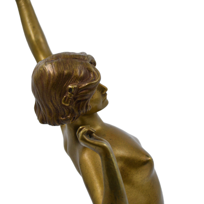 Sculptura bronz, Paul Philippe (1870-1930), "Deșteptare" - TreasureTrove