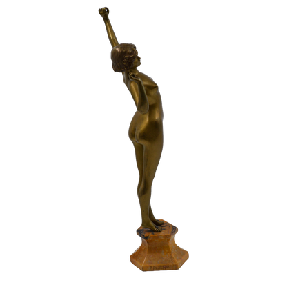 Sculptura bronz, Paul Philippe (1870-1930), "Deșteptare" - TreasureTrove