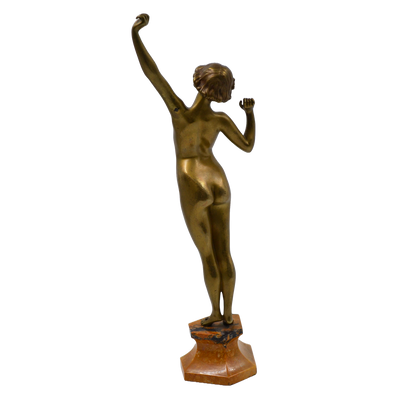 Sculptura bronz, Paul Philippe (1870-1930), "Deșteptare" - TreasureTrove