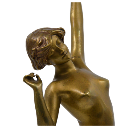Sculptura bronz, Paul Philippe (1870-1930), "Deșteptare" - TreasureTrove