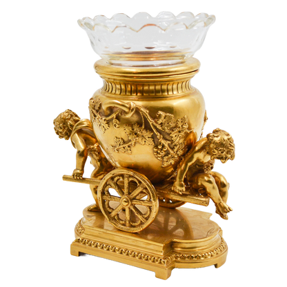Sculptura bronz doré, Carul lui Bacchus - TreasureTrove