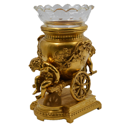 Sculptura bronz doré, Carul lui Bacchus - TreasureTrove