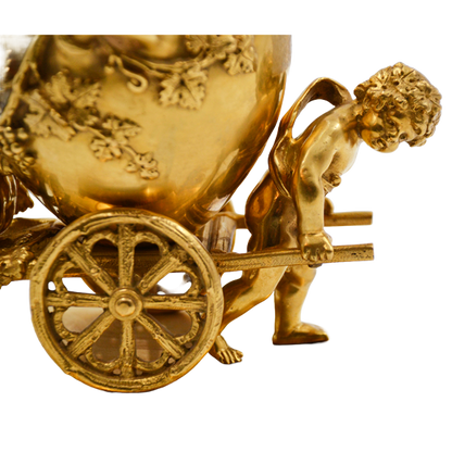 Sculptura bronz doré, Carul lui Bacchus - TreasureTrove