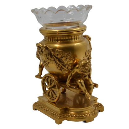 Sculptura bronz doré, Carul lui Bacchus - TreasureTrove