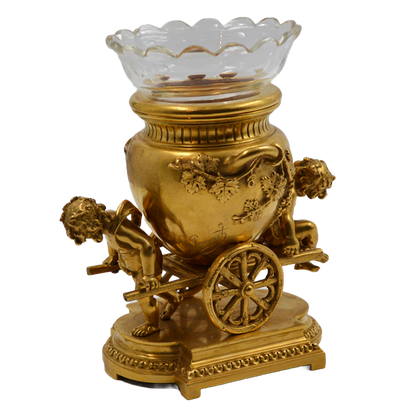 Sculptura bronz doré, Carul lui Bacchus - TreasureTrove