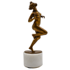 Sculptura bronz dore, "Cochetărie" - TreasureTrove