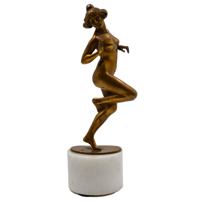 Sculptura bronz dore, "Cochetărie" - TreasureTrove