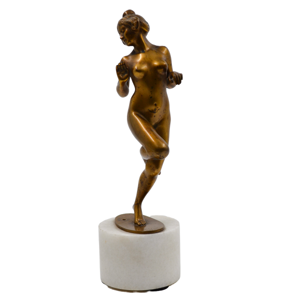 Sculptura bronz dore, "Cochetărie" - TreasureTrove