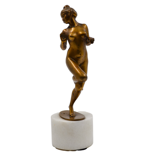 Sculptura bronz dore, "Cochetărie" - TreasureTrove