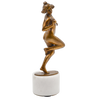 Sculptura bronz dore, "Cochetărie" - TreasureTrove