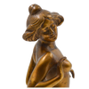 Sculptura bronz dore, "Cochetărie" - TreasureTrove