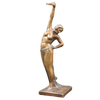 Sculptura bronz, Femeie cu tamburină - TreasureTrove