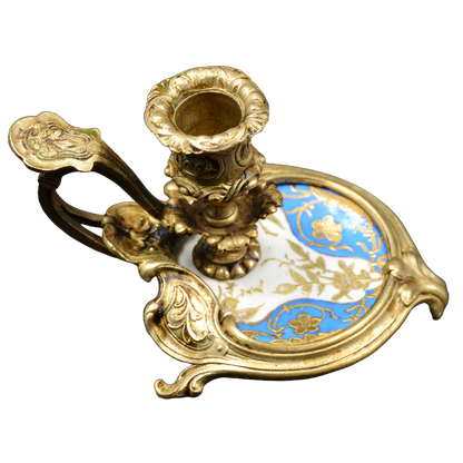 Sfeșnic din bronz dore, Viena - TreasureTrove