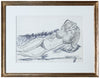 Vasile Grigore Nud culcat - Grafica